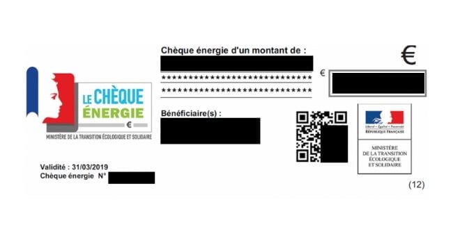 copie d'un chèque énergie - dates d'envoi des chèques énergie