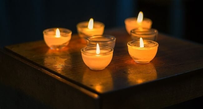 En cas de panne de courant, des bougies sont très utiles !