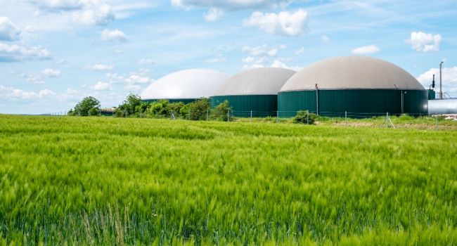 site de production de biogaz