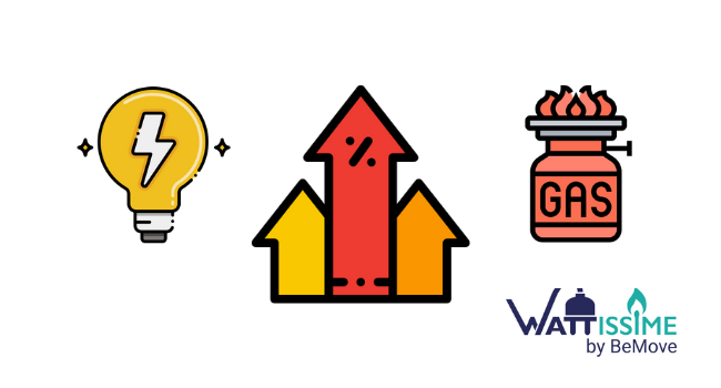 augmentation prix de l'électricité et du gaz